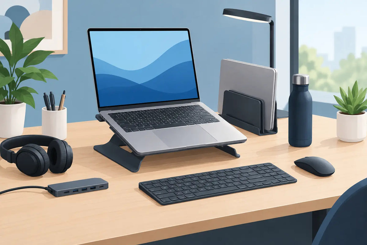 Laptop accessoires die uw werkplek beter maken