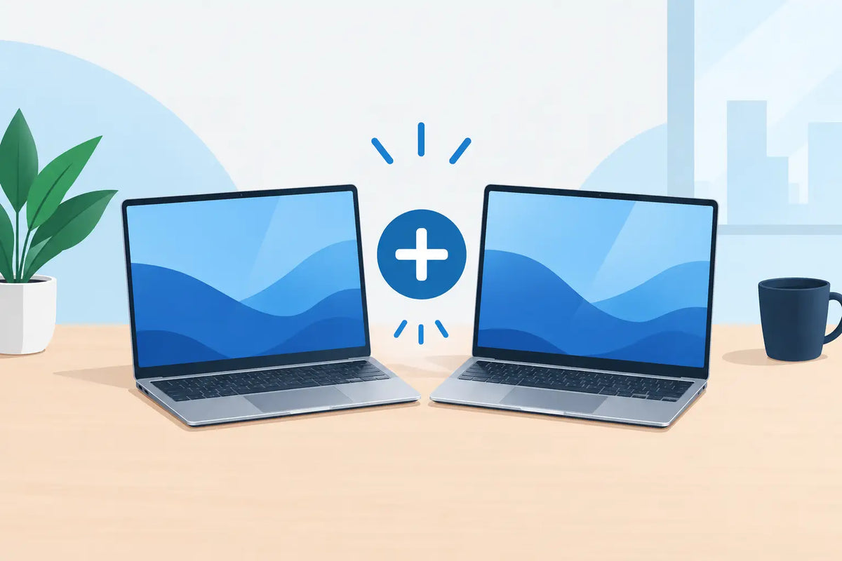 1 plus 1 laptop deal: slim kopen voor twee