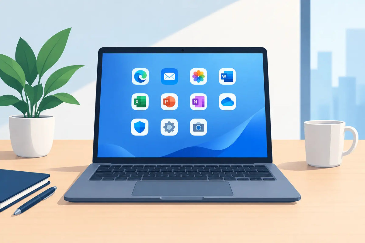Software vooraf geïnstalleerd op uw laptop