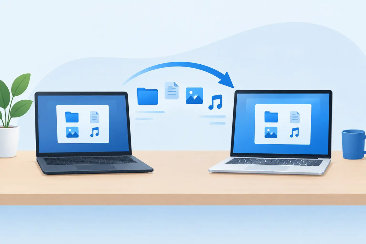 Laptop data overzetten naar uw nieuwe laptop