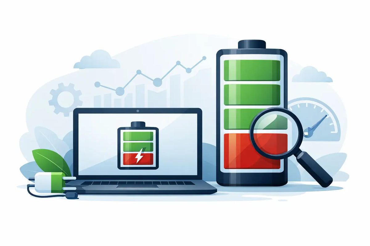 Hoe controleer je laptop batterijconditie?