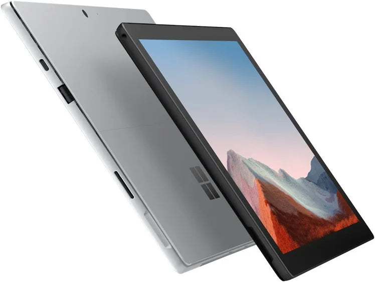 Microsoft Surface Pro 7+ – Refurbished Tablet/Laptop | i7 | 16GB | 256GB NVMe | Win 11 Pro | 12.3" | Platinum (R4)