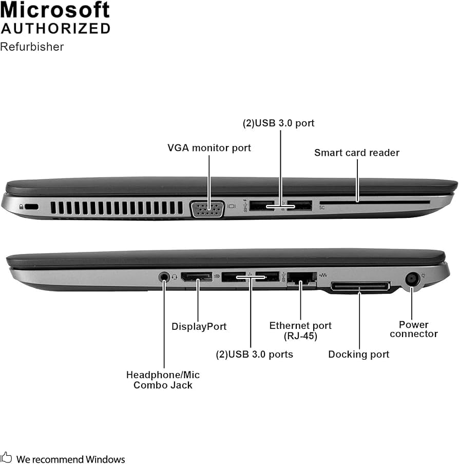 HP EliteBook 840 G2 14" Refurbished | i5-5300U | 8GB RAM | 256GB SSD | Windows 10 Pro | A-Grade
