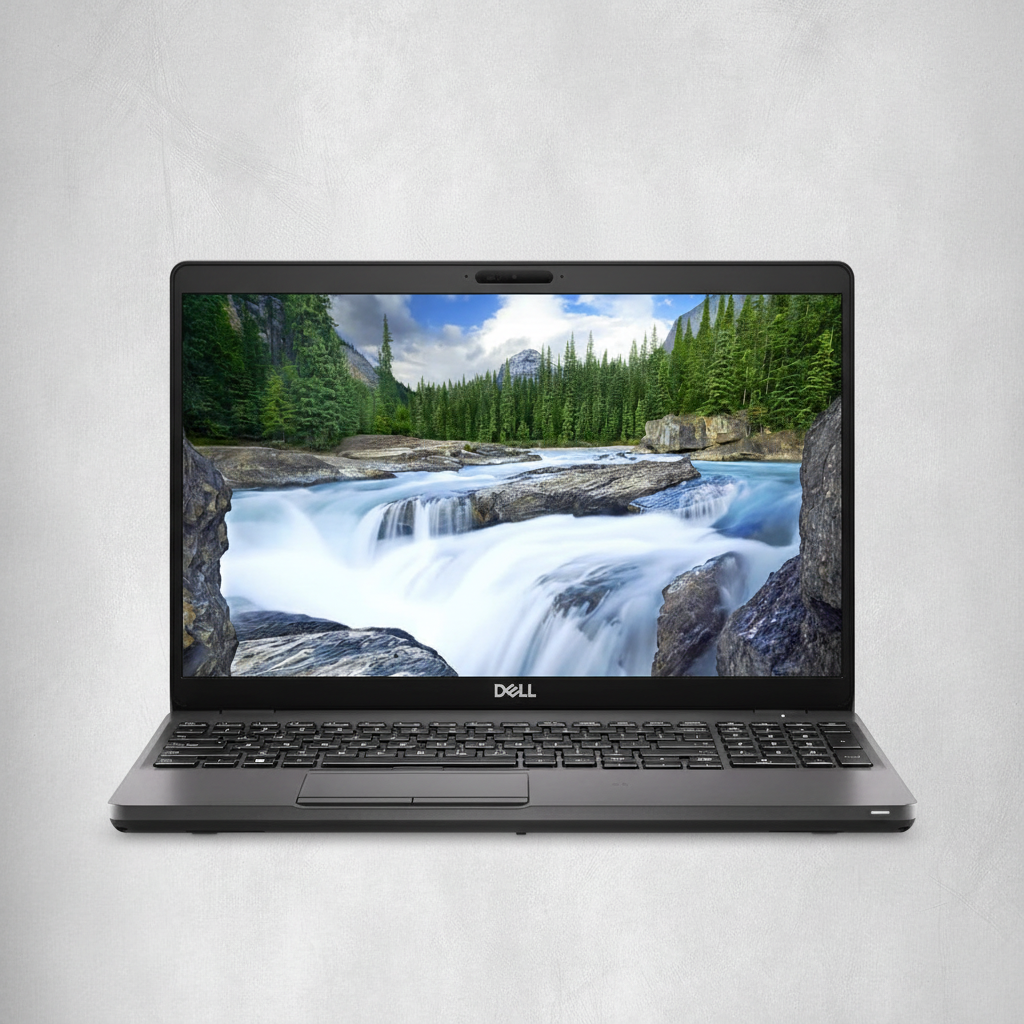 Dell Latitude 5500 voorzijde grijze achtergrond