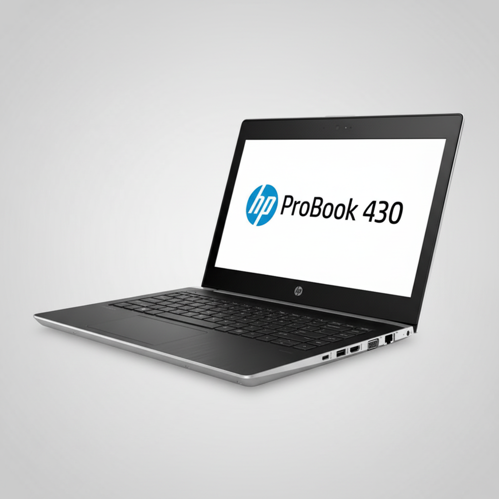 HP ProBook 430 G5 zijkant grijze achtergrond