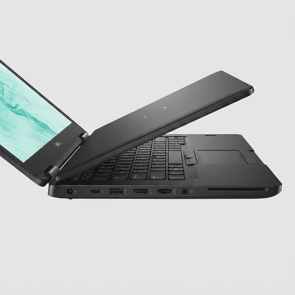 Business Laptop — Side Profile Connectivity | Generated by Modelize