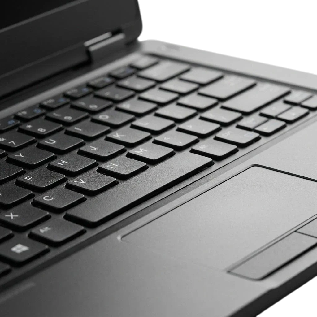 Business Laptop — Keyboard Detail Macro | Generated by Modelize