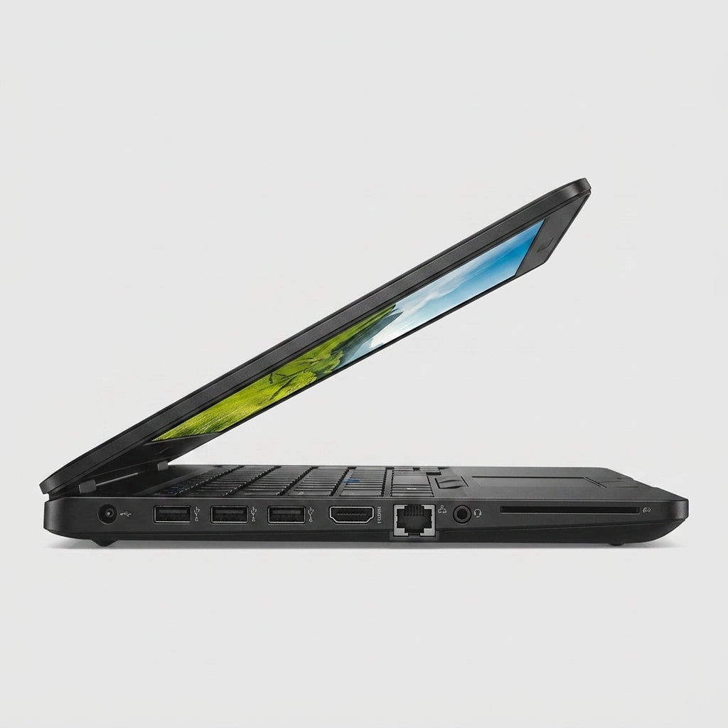 Business Laptop — Side Profile Connectivity | Generated by Modelize