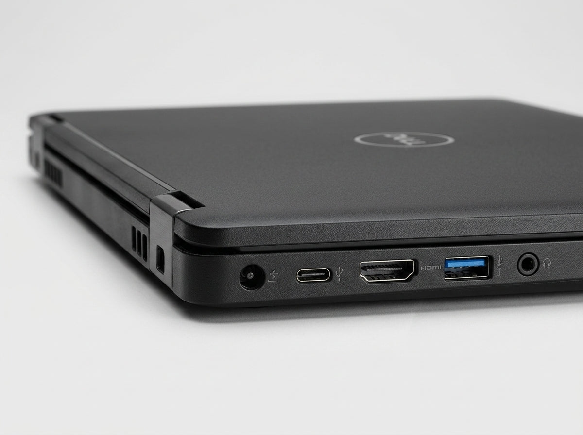 Business Laptop — Port Connectivity Detail | Generated by Modelize