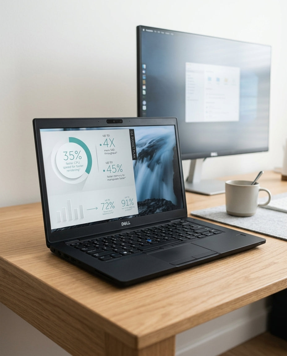14-inch Laptop — Minimalist Desktop Lifestyle | Generated by Modelize