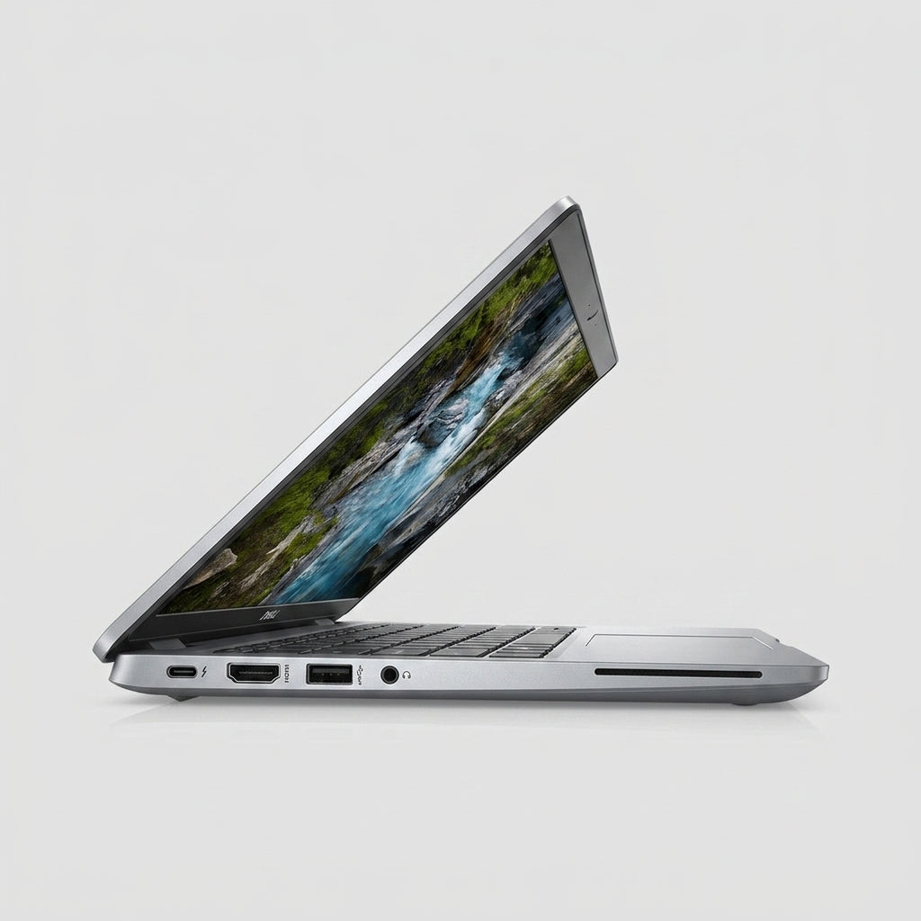 Laptop / Workstation — Side Profile and Ports | Generated by Modelize